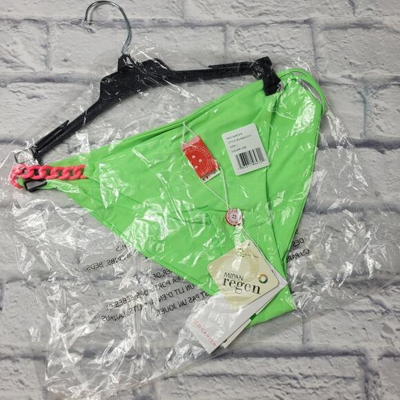Red Carter Chain Side Bikini Bottom size Large - Picture 16 of 16